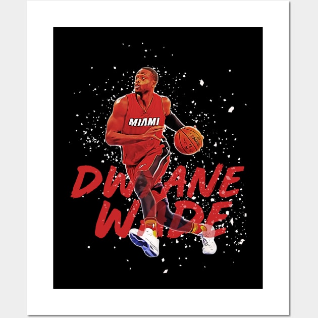 Dwayne Wade Wall Art by edbertguinto